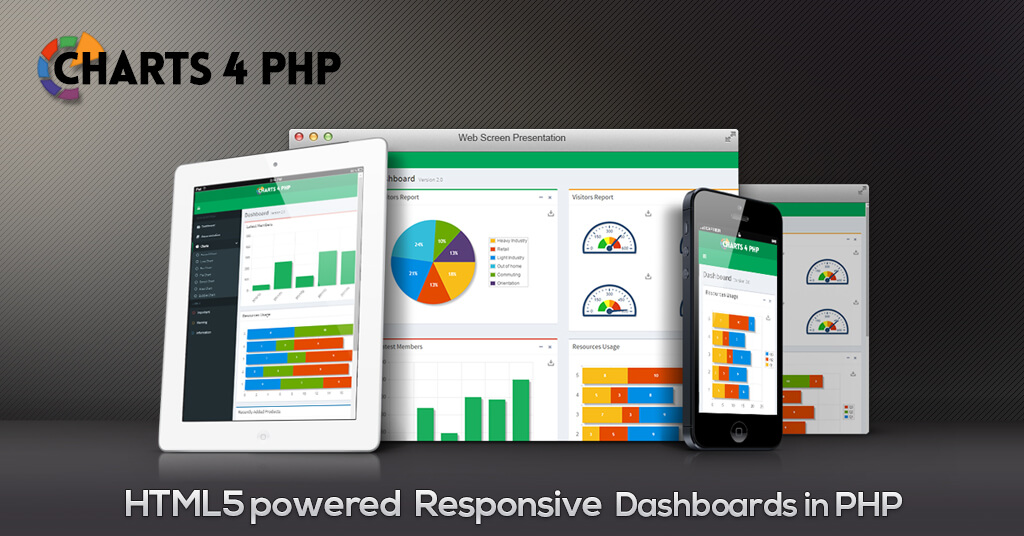 Creating Dashboard  with Charts 4 PHP